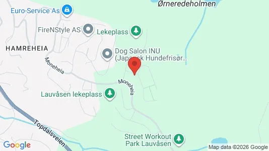 Rooms for rent i Kristiansand - kort over placeringen