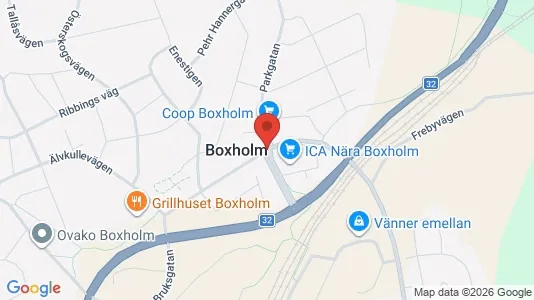Apartments for rent i Boxholm - kort over placeringen