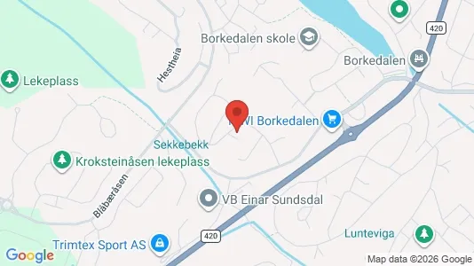 Rooms for rent i Lillesand - kort over placeringen