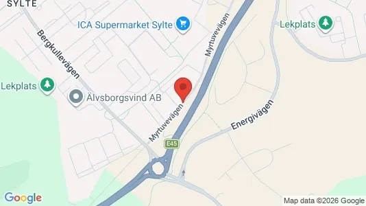 Apartments for rent i Trollhättan - kort over placeringen
