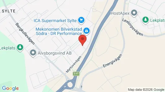 Apartments for rent i Trollhättan - kort over placeringen