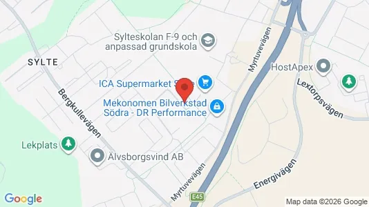 Apartments for rent i Trollhättan - kort over placeringen