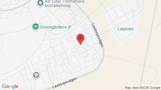 Rooms for rent i Trollhättan - kort over placeringen