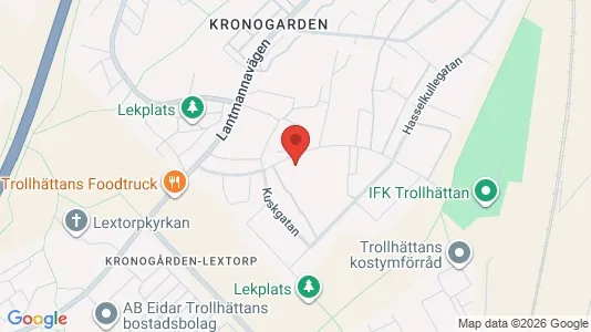 Apartments for rent i Trollhättan - kort over placeringen