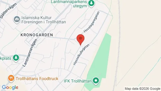 Apartments for rent i Trollhättan - kort over placeringen