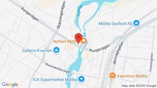 Apartments for rent i Mjölby - kort over placeringen