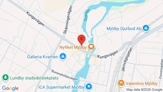 Apartments for rent i Mjölby - kort over placeringen