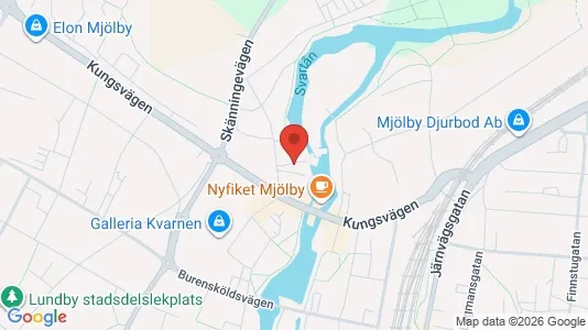 Apartments for rent i Mjölby - kort over placeringen