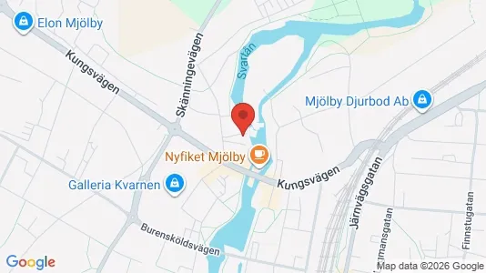Apartments for rent i Mjölby - kort over placeringen