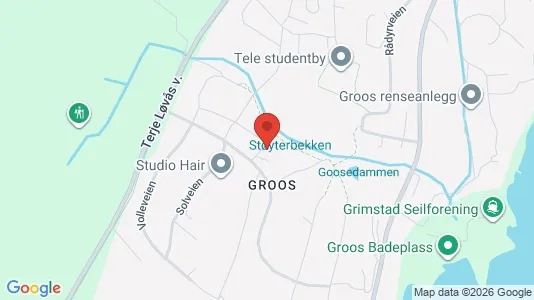 Apartments for rent i Grimstad - kort over placeringen