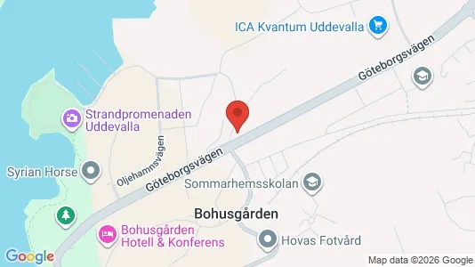 Apartments for rent i Uddevalla - kort over placeringen