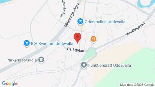 Apartments for rent i Uddevalla - kort over placeringen