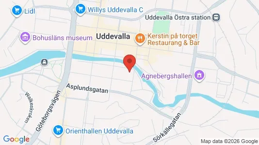 Apartments for rent i Uddevalla - kort over placeringen