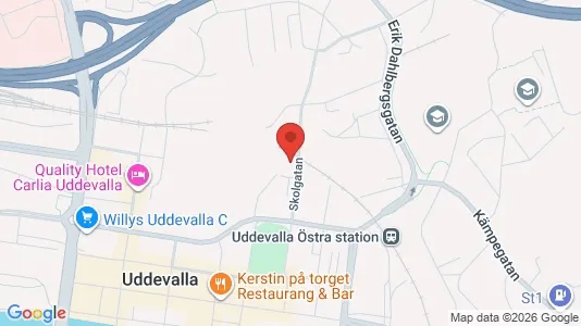 Apartments for rent i Uddevalla - kort over placeringen