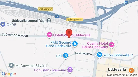 Apartments for rent i Uddevalla - kort over placeringen