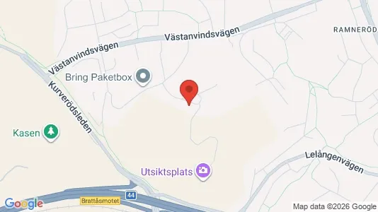 Rooms for rent i Uddevalla - kort over placeringen