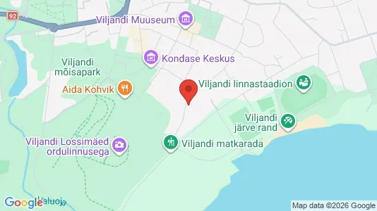 Apartments for rent i Viljandi - kort over placeringen