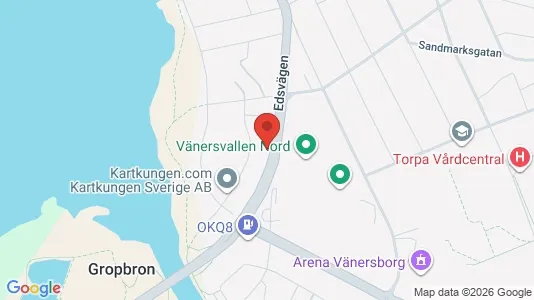 Apartments for rent i Vänersborg - kort over placeringen