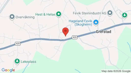 Apartments for rent i Grimstad - kort over placeringen