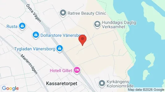 Apartments for rent i Vänersborg - kort over placeringen