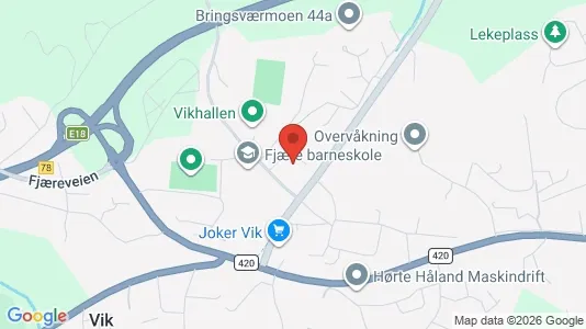 Apartments for rent i Grimstad - kort over placeringen