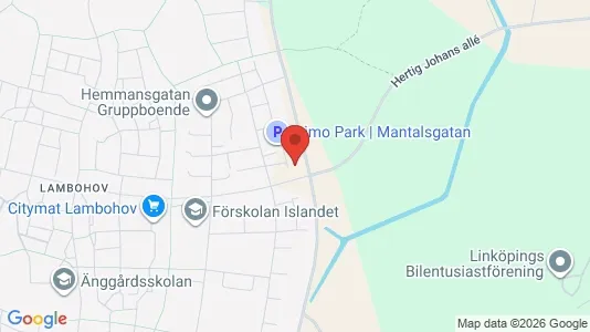 Apartments for rent i Linköping - kort over placeringen