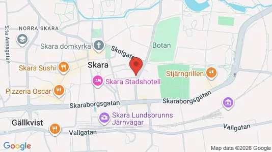 Apartments for rent i Skövde - kort over placeringen