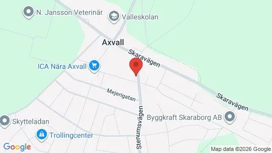 Apartments for rent i Skara - kort over placeringen