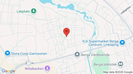 Apartments for rent i Linköping - kort over placeringen