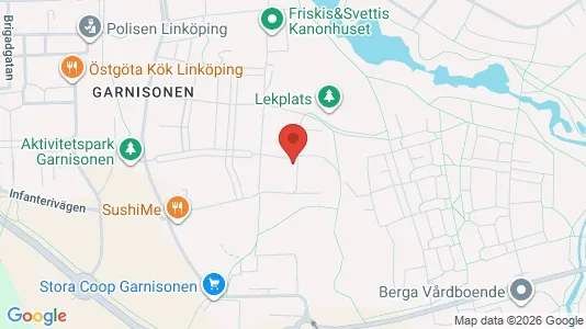 Apartments for rent i Linköping - kort over placeringen