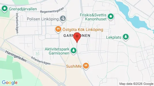 Apartments for rent i Linköping - kort over placeringen