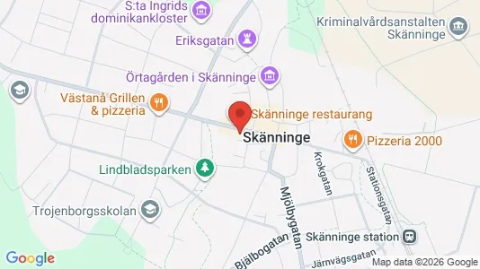 Apartments for rent i Mjölby - kort over placeringen