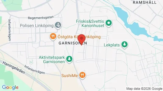 Apartments for rent i Linköping - kort over placeringen