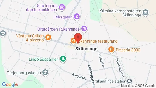 Apartments for rent i Mjölby - kort over placeringen
