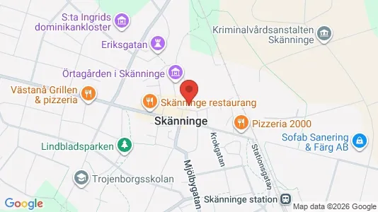 Apartments for rent i Mjölby - kort over placeringen