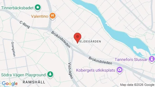 Apartments for rent i Linköping - kort over placeringen