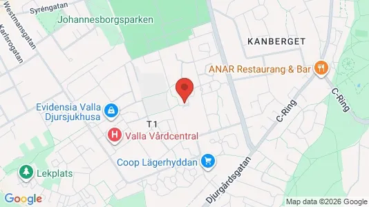 Apartments for rent i Linköping - kort over placeringen