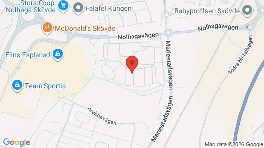 Apartments for rent i Skövde - kort over placeringen