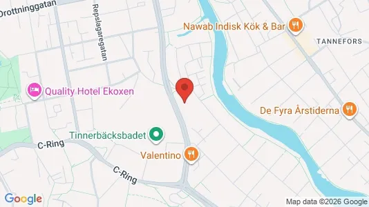 Apartments for rent i Linköping - kort over placeringen