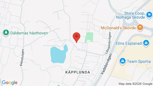 Apartments for rent i Skövde - kort over placeringen