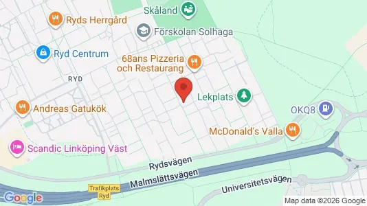 Apartments for rent i Linköping - kort over placeringen