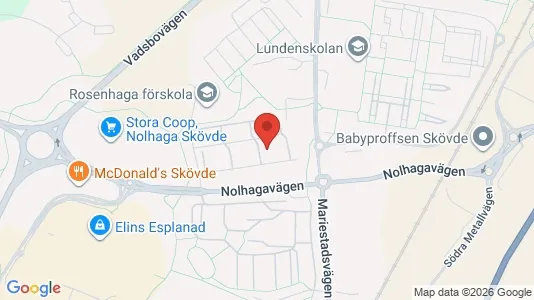 Apartments for rent i Skövde - kort over placeringen