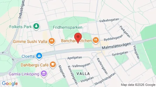 Apartments for rent i Linköping - kort over placeringen