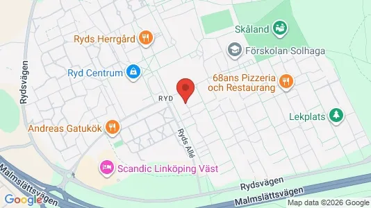 Apartments for rent i Linköping - kort over placeringen