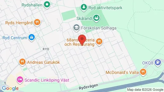 Apartments for rent i Linköping - kort over placeringen