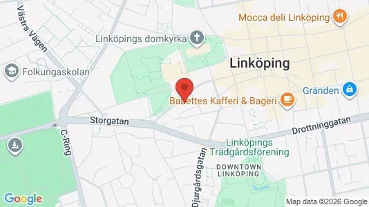 Apartments for rent i Linköping - kort over placeringen