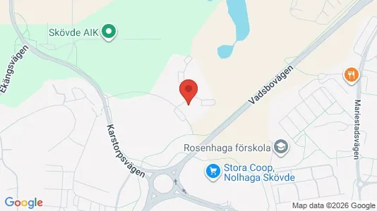 Apartments for rent i Skövde - kort over placeringen