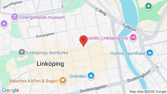 Apartments for rent i Linköping - kort over placeringen