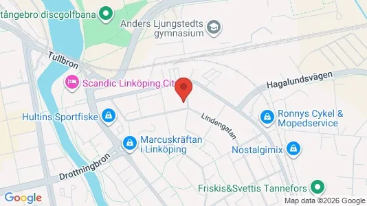 Apartments for rent i Linköping - kort over placeringen