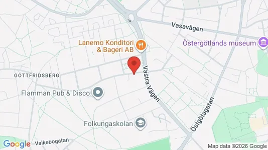 Apartments for rent i Linköping - kort over placeringen